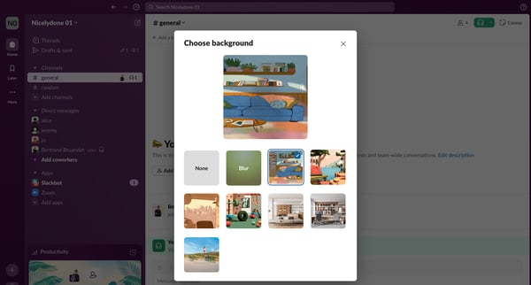 general Channel - Nicelydone 01 - Slack screen