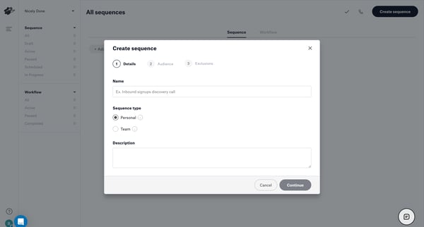 Automations screen