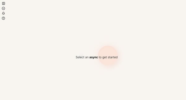 Async | Get started screen