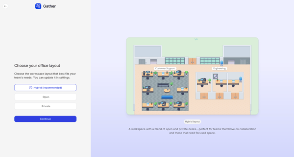 Office | Gather screen