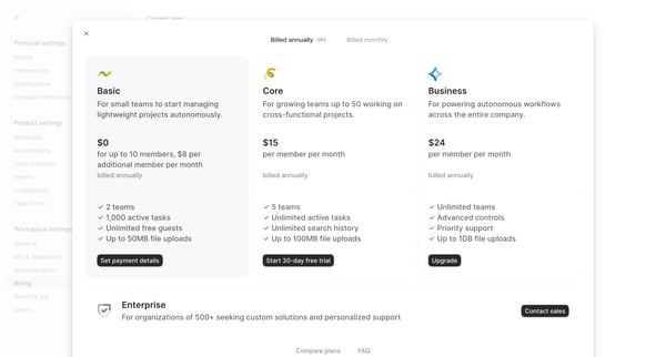 Plans - Height from Height