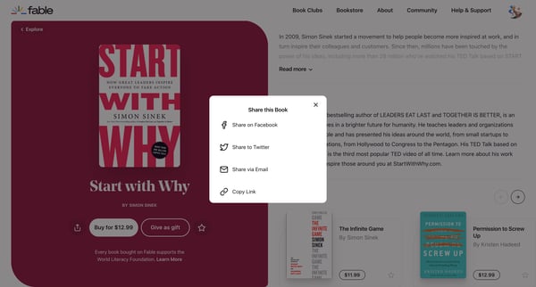 Start with Why by Simon Sinek - Fable | Stories for everyone from Fable