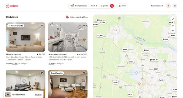 Airbnb | Vacation rentals, cabins, beach houses, & more screen