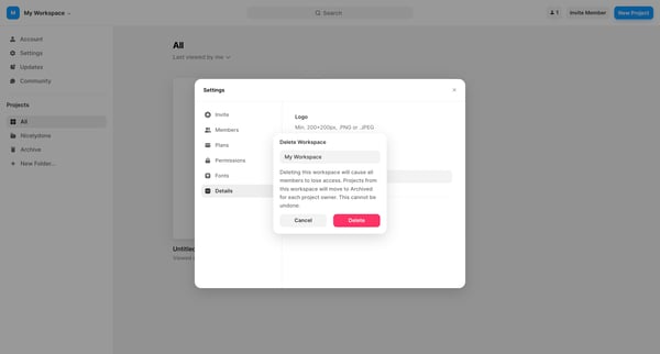 Framer screen