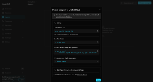 Nicelydone | Agents screen
