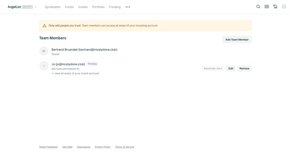 Team Members | AngelList Invest from Angellist