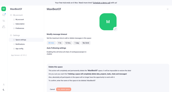 MaxiBestOf screen
