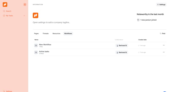Settings · Qatalog screen