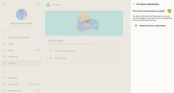 3 New Expensify screen