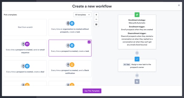 Active Workflows • Workflows • Overloop screen