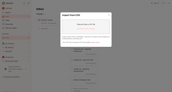 Inbox – Todoist from Todoist
