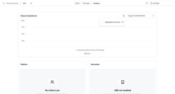 Builder - Untitled Flow screen