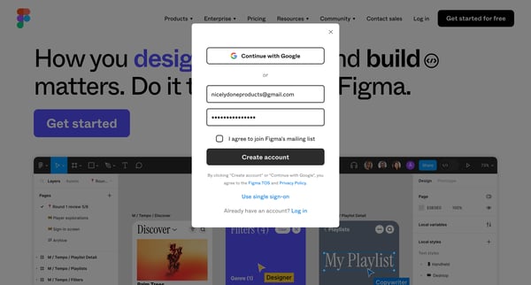 Figma The Collaborative Interface Design Tool screen