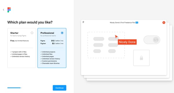 Recents and Sharing – Figma screen