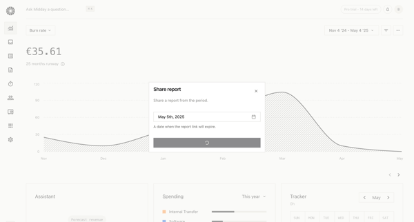 Overview | Midday screen