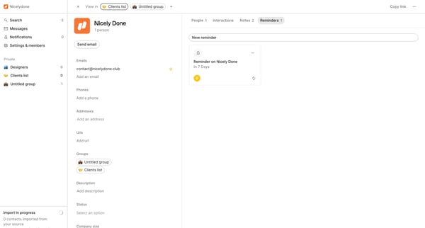 folk - app screen