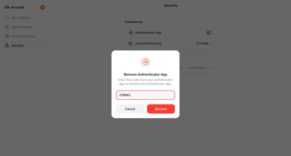 Aave Account screen