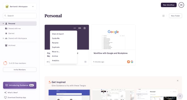 Personal screen