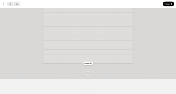 Edit Page Home screen