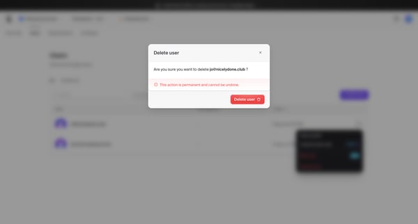 Dashboard | Clerk.com screen