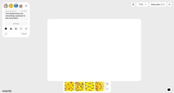Exactly.ai screen