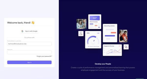 Leapsome | Leapsome screen