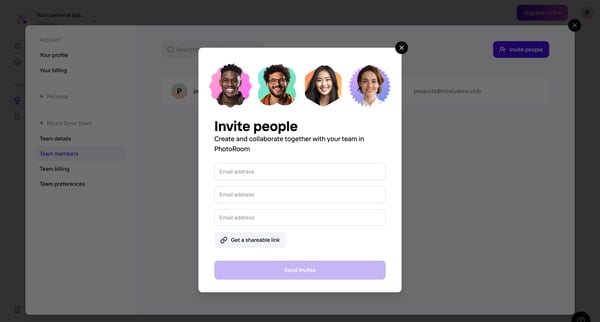 Your Content - Designs - PhotoRoom screen