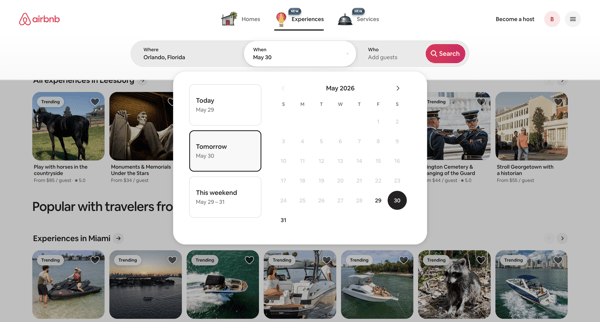 Airbnb Experiences - Find Things to Do Hosted by Locals screen
