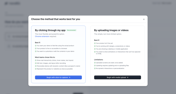 Onboarding screen