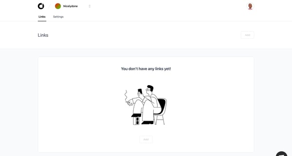 Dub - Open-Source Bitly Alternative screen