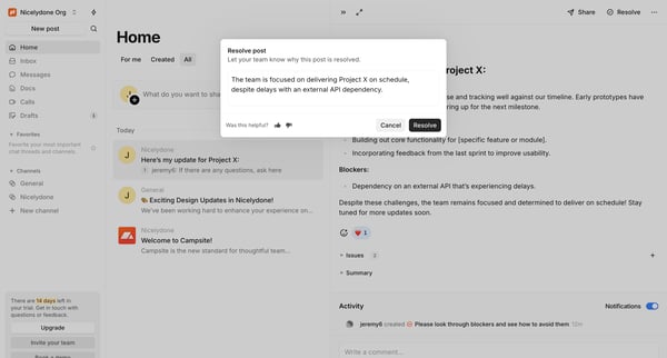 Nicelydone Org posts screen