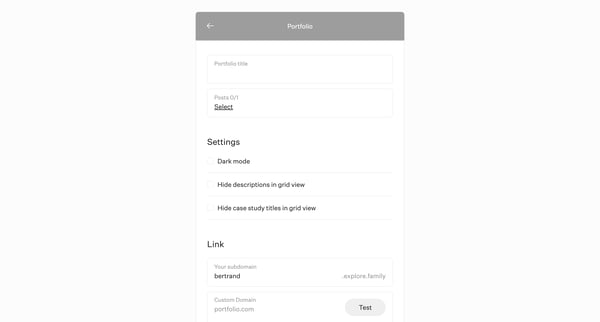 Explore - Your new creative space screen