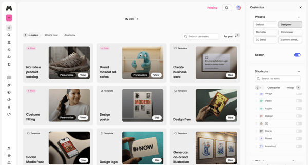 Magnific | All-in-One AI Creative Suite screen