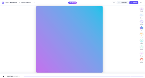 Laura Video 01 — Tella screen