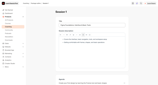 Kajabi - admincoaching_programssessions1293986edit screen