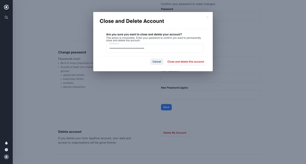 Ionic Dashboard from Ionic