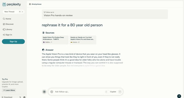 rephrase it for a 80 year old person screen