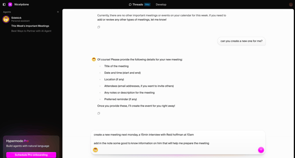 Hypermode – The AI development platform screen