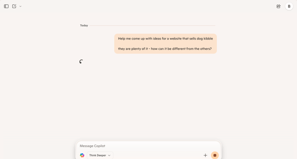 Microsoft Copilot: Your AI companion screen