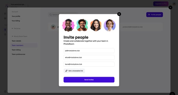 Your Content - Designs - PhotoRoom screen