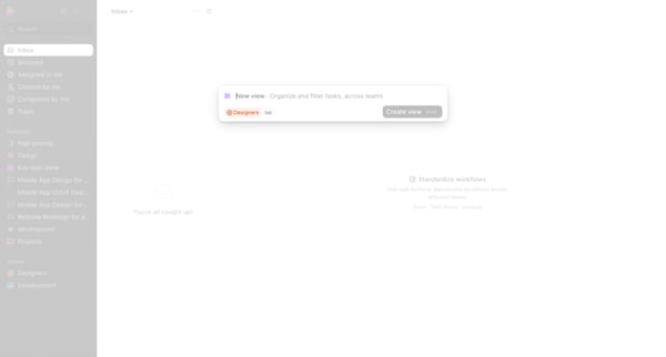 New list - Height screen