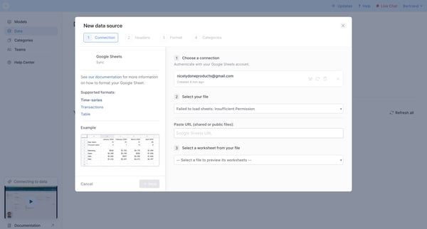 Data Sources - Causal screen