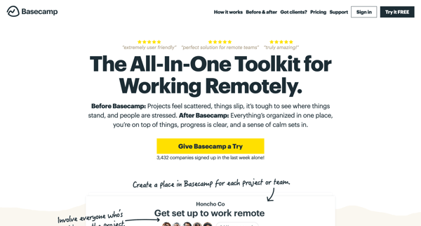 Basecamp Project Management | Team Communication Software from Basecamp