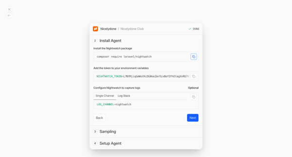nightwatch.laravel.com/organizations/a05a0a14-b7d6-4b44-8ba2-73e5694e7ee0/applications/create screen