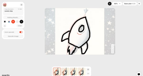 Exactly.ai screen