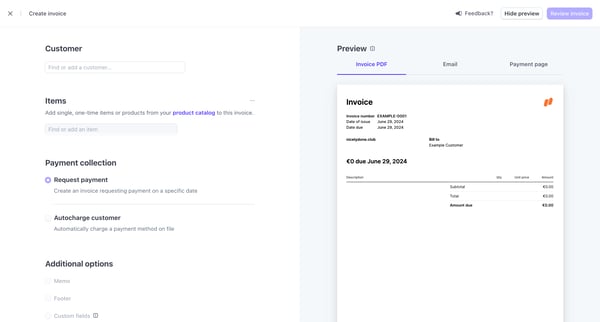 Dashboard – nicelydone.club – Stripe screen
