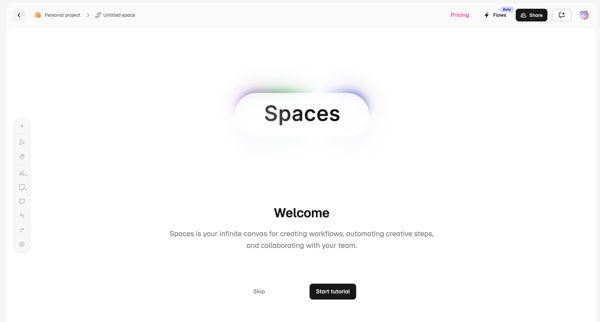 Untitled space - Spaces | Magnific AI screen