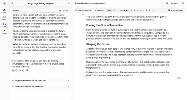 Design Engineering Importance - Jasper screen
