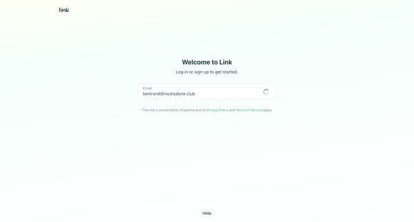 Link screen