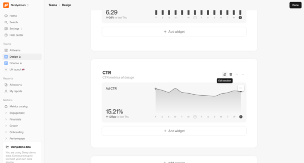 Design screen